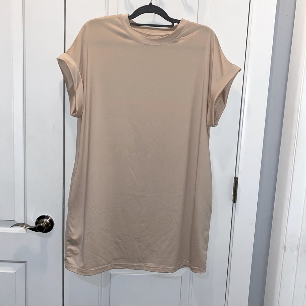 SHEIN casual Tshirt short skater dress Large